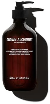 Grown Alchemist Revitalize Hand Wash - Cedarwood Atlas, Ylang Ylang, Tangerine, Organic Hand Soap - Natural Vegan Bioactive Botanicals for Sensitive Skin, Moisturising, Hydrating Handwash 500 ml