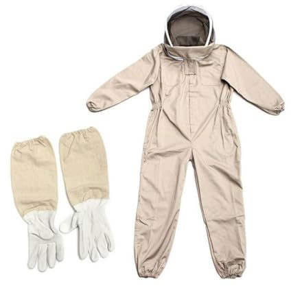 Tuta Protezione Per Apicoltura - Tuta Da Apicoltore Completa Professionale Per Apicoltori Uomo E Donna | Abbigliamento Apicoltura Con Guanti & Vela Protezione