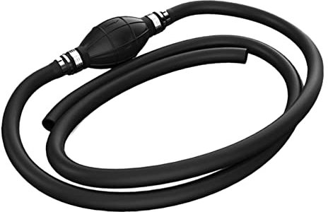 Alipis Transfer Siphon Hand Pump 10mm Rubber Hose 390g Car Gasoline and Oil Transfer Pump