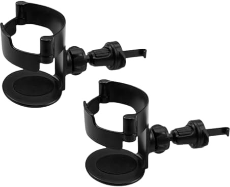 Alfven Porte-gobelets pour Voiture, 2 pièces Porte Gobelet Café Universel Support de Ventilation Réglable pour cendriers, Tasses à café et canettes
