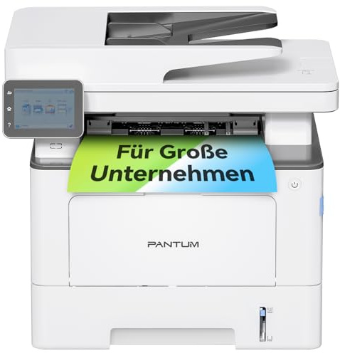 PANTUM BM5220ADW Stampante Laser Multifunzione Professionale per Ufficio, Monocromatico 3 in 1 (Stampa/Copia/Scansione), 42ppm, DADF Duplex 50 fogli, Stampa Fronte/retro Automatico, WiFi, Rete e USB