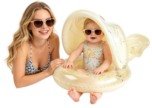 Poolfloat Med Sits För Barn Säker Uppblåsbar Ring