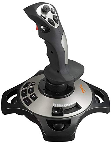 PC Joystick, USB Gaming Flight Simulator Game Controller with Vibration Function and Throttle Control, PXN 2113 Wired Gamepad Flight Sim Stick for PC/Computer(Windows Only, Not for Apple Devices/PS4/PS5/Xbox One/Switch)