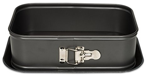 patisse 2908 Springform rechteckig mit hohem Rand, Stahl, Grau, 28 x 18 x 12 cm