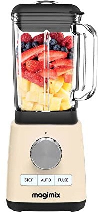 Magimix Blender Power 4 | Quiet Mark Approval | Metal/Glass | 1300W | 1.8L | Cream | 11627