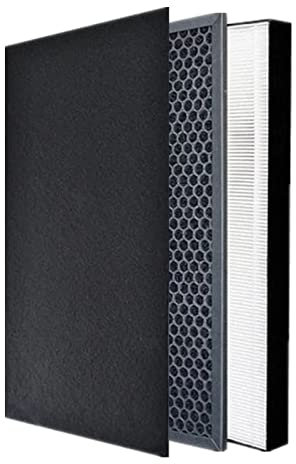 L/c Dreischichtiger Verbundfilter Ersatzfilter für Zigma Luftreiniger Aerio-300/360 H13, für optimale Luftqualität, True HEPA-Filter mit austauschbarem Filter