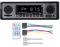 Car Radio MP3 Player, Car HD MP3 Player USB 2.0 Portable Car Player Bluetooth FM Remote Channel Audio for Vehicle Driving
