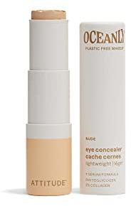 ATTITUDE Oceanly - Corrector en barra para debajo de los ojos, sin dióxido de titanio, verificado por EWG, vegano y libre de crueldad, color nudo, 5.7 gramos