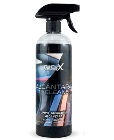 FULLCARX Alcantara Cleaner 750ml Nettoyant Alcantara Voiture, Enlève les Taches, Puissant pour Sièges Revêtement Textile, Arôme Frais Neutralise les Odeurs, Produit Nettoyage Detailing Professionnel