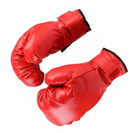 Toddmomy Boxhandschuhe für PVC Einstellbares Design für Kickboxen Karate Thai Training Atemaktive und wasserdichte Performance für Sparring und Kampfkunst