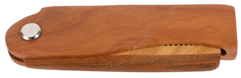 ARTSEWPLY 1stück Faltbarer -haarkamm Mit Bartbürste Und Lederetui Tragbarer Kamm Für Für Haar Und Bartpflege Langlebig Und Praktisch Für Unterwegs