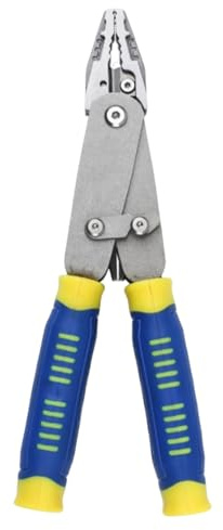 Cortador de alambre pelacables - Herramienta multifunción para pelar cables, accesorios plegables para electricistas con múltiples funciones para cortar reparación de engaste proyectos de trabajo en