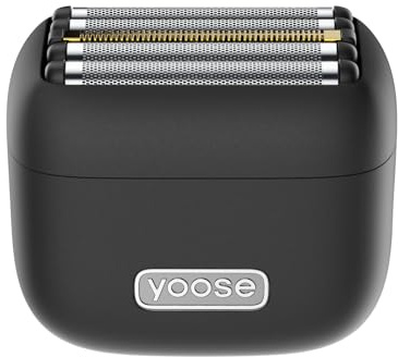 yoose Mini 5 Portable Electric Foil Shaver, Wet & Dry Foil Razor for Men, Cordless, Up to 90 min, 100% Waterproof (Black)