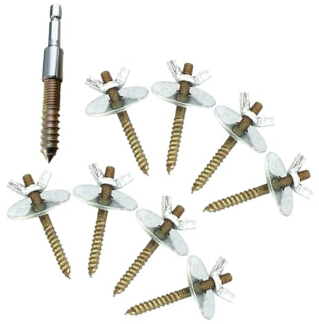 Milisten Birdcage Stand Fixing Screws Double-headed Screws Nuts Birdcage Perch Fixing Accessories for Bird Supplies for Assembly