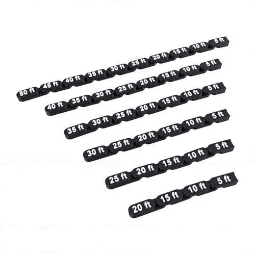 Jiawu Règle de Jeu Articulée, Règle de Chaîne Articulée Flexible pour Mesurer les Coins des Courbes avec une échelle de Grille de 1 Pouce, Conception Portable pour les Jeux de Rôle sur Table, le