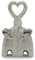 Pareja de Elefantes - Figura Decorativa de cerámica de Elefante - Estatuilla Decorativa como símbolo de Amor y afecto - Decoración Moderna de Plata - Elefantes Enamorados