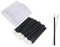 200 Stück Einweg-Lippenpinsel, Lippenstift Stab Applikator Lipgloss Concealer Pinsel Lippenapplikator Werkzeug (schwarz+weiß)
