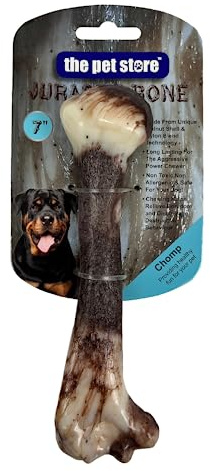 J&E Importers The Pet Store 7” Jurassic Bone Dog Chew Pet Toy For Aggressive Chewers, Maximum Strength, Tough Extreme, Hours Of Fun For Your Dog.