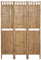 Sufrk 3-TLG. Raumteiler Bambus 120x180 cm Paravent Outdoor Wetterfest Paravent Outdoor