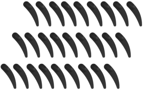 VANZACK 100 Cuillères à Crème Visage Noires en Pp, Applicateurs Cosmétiques Pratiques pour Maquillage et Voyage, Outil de Distribution et Application de Soins