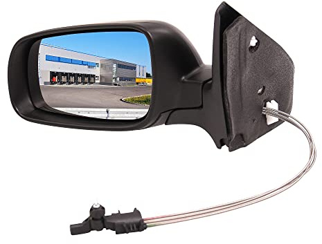 BESTPRICE 1x Elektrischer Außenspiegel links Seitenspiegel asphärisch Kompatibel mit VW BORA I (1J2), BORA Variant (1J6), GOLF 4 (1J1), GOLF 4 Variant (1J5)
