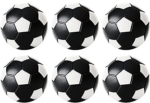 Wagner Automaten Kickerball Winspeed in Blisterverpackung - 6 Stück mit 35mm Durchmesser (schwarz/weiß)