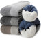 PROETRADE Merino Thermosocken Wollsocken Herren Damen Socken Wolle Dicke Wintersocken Warme Wandersocken Sportsocken Atmungsaktiv Trekkingsocken Geschenke Arbeitssocken Outdoor 4 Paar (Sortiert A,L)