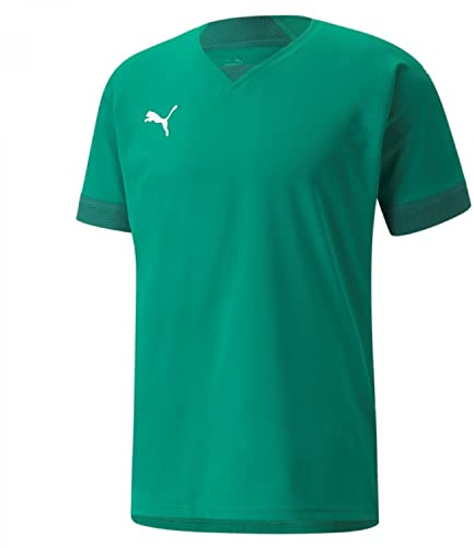 PUMA teamFINAL Jersey, Unzutreffend TRAINIEREN SIE DEN GANZEN Tag Tee, Pepper Green-Alpine Green, L -