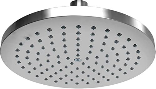 ILIKEPOW Duschkopf Regendusche Runder, 8.7 Zoll Fester Kopfbrause Regendusche aus Edelstahl 304, Groß Selbstreinigend mit Anti-Kalk-Düsen, Hochdruck und Wassersparend, Installierbar an Wand oder Decke