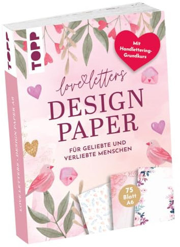 Frech Design Paper Love Letters A6, Yellow, Medium