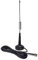 UAYESOK Antenne CB 27 MHz avec base magnétique de 34,8 cm avec câble coaxial RG-58U 4 m BNC pour President Midland Cobra Uniden Anytone Kit de scanner radio portable de voiture