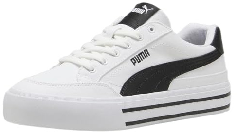 PUMA Zapatillas Court Classic Vulcanised Formstrip Unisex 44, White Black