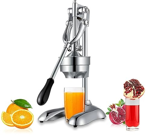 wanghaiyanBD Hand Press Manual Fruit Juicer, Commercial Grade Citrus Juicer, Stainless Steel Juice Squeezer Heavy Duty Orange Juicer Citrus Orange Lemon Lime Pomegranate