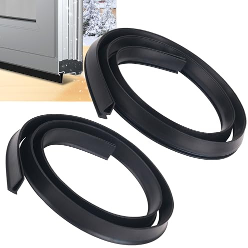 GGTE Storm, guarnizione per porta Larson e Pella, 91,4 cm, guarnizione inferiore per porte in metallo Andersen e porte in vinile, guarnizione in gomma (stile A+StyleB)