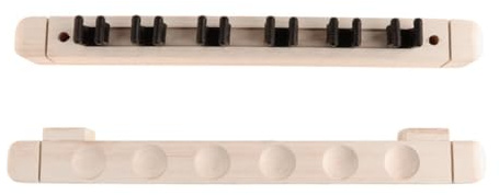 Hellery 6 Trous Support de Queue de Billard Bâtons de Queue de Billard Support Mural Accessoires de Billard Bâtons de Queue de Billard étagère Murale pour Sal, Blanc