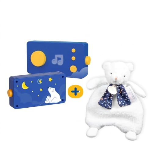 Lunii - Coffret Ma 1ère Lunii + Doudou Ours Luminescent Offert