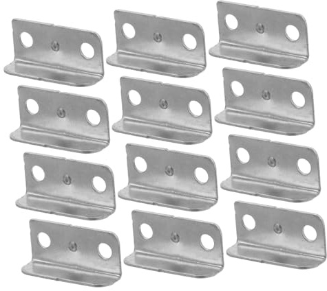 Homoyoyo 20pièces Plaque De Verrouillage De Tiroir Forme De Gâche Métallique Pour Serrure Armoire Entretoise De Gâche De Porte De Tiroir Armoire Plaque De Verrouillage Pour Bureau