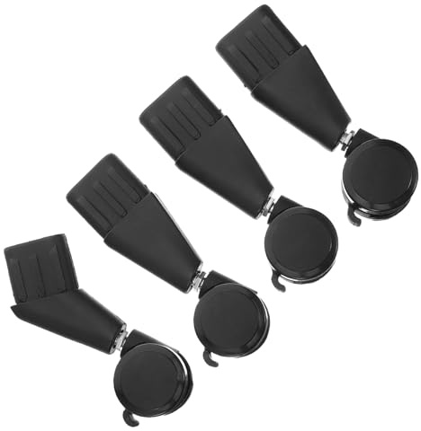 DIYEAH 4pezzi Rotelle Per Sedia Ufficio Silenziose e Resistenti Ruote Ricambio Per Sedie Scrivania Supporto Per Pavimenti in Massello e Tappeti