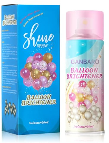 Allony Balloon Shine Spray, Balloon Spray Shine, Balloons High Gloss spray for Christmas Birthday Wedding Party Event Decorating