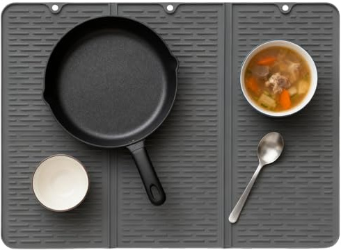 Cooking TaurProtector Pad - elektrisk spislock, keramisk platt bricka spislock, vikbar värmebeständig silikon bänkskiva, | ugnsbakning matta