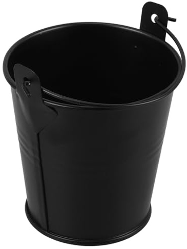 AKOOSY Cubo Metálico Resistente al Calor para Aceite de Barbacoa Recogegotas para Parrilla Diseño Fácil de Limpiar Apto para Uso Exterior Barbacoas