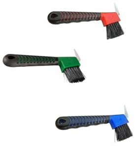 YPBEW Compacts Portable Horse Hoofs Scrapers and Brush Set Easy to Carry in Saddles Bags Durability Horse Grooming Tool Cleaning Tool