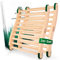 Nordholz® Sauna Rückenlehne ergonomisch - Die Perfekte Rückenstütze für sofortigen Wohlfühleffekt - Sauna Zubehör aus 100% nordische Fichte für Infrarotkabine - Holz Lehne Saunazubehör