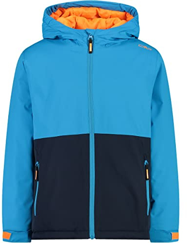 CMP - Giacca antistrappo da bambini con cappuccio fisso, Danubio, 128