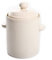 Sauerkrauttopf Keramikfass Steingut Einlegetopf Gurkentopf Tontopf Steinguttopf Gärtopf Keramiktopf Volumen (5L Creme)