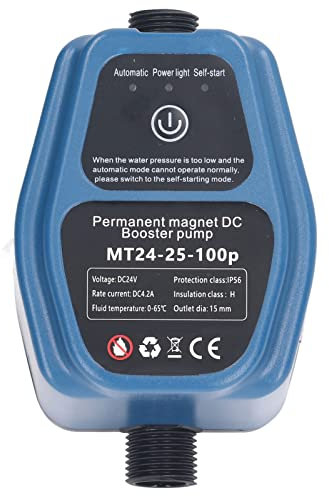 Shower Booster Pump, 25L 100-240V Manual Automatic Control 100W Low Noise Water Pump for Home (UK Plug)