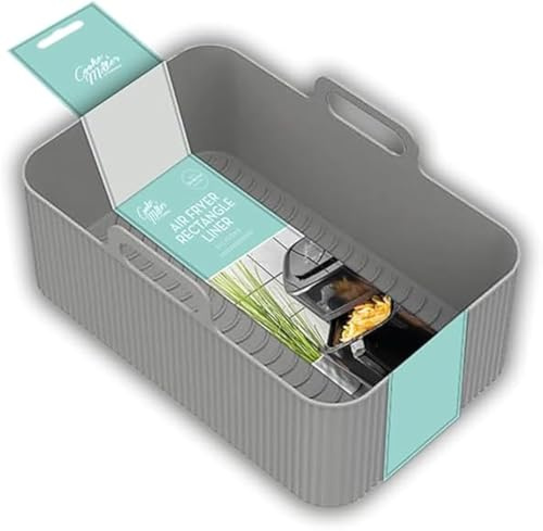 Cooke & Miller Silicone Liner. Reusable Liner for Ninja, Salter, Rectangle Air Fryers