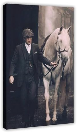 NCUDANK Poster Canvas Arte Vintage Peaky Blinders Stampa Artistica da Parete Decorazione Stampa Quadri Dipinti per Soggiorno Camera da Letto Decorazione 12x18pollici(30x45cm)