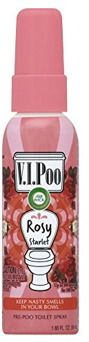Air Wick V.I.Poo Pre-Poo Toilet Spray, Rosy Starlet, 1.9 Ounce