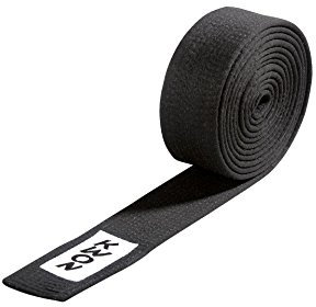Kwon Taekwondo Judo Karate schwarzer Gürtel schwarz Budogürtel 5 cm einfarbig